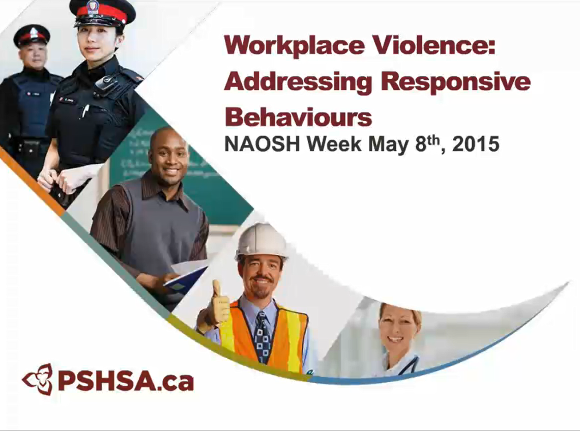 Public Services Health and Safety Association Addressing Responsive