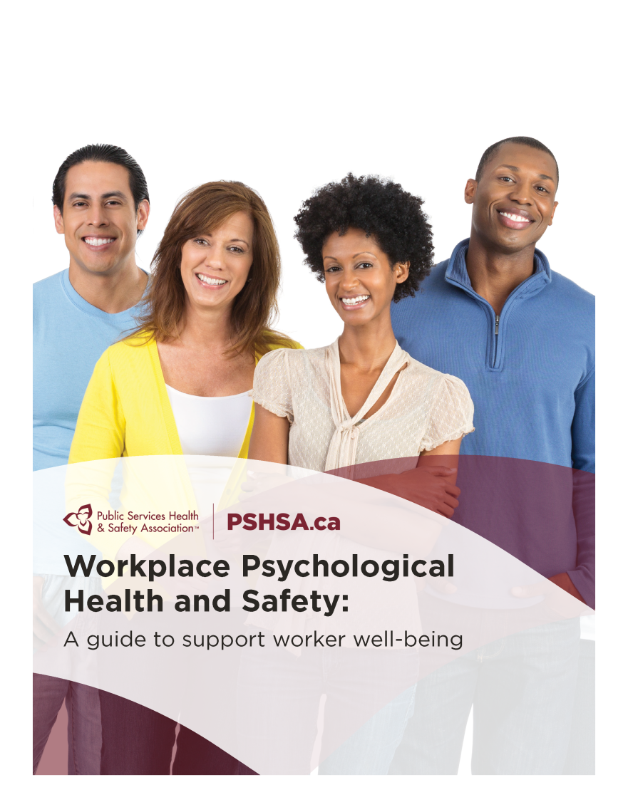 Public Services Health and Safety Association Psychological Health